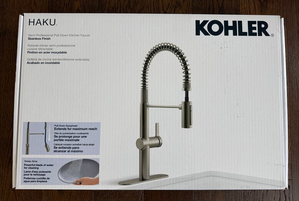 Kohler Haku Kitchen Faucet Stainless Finish